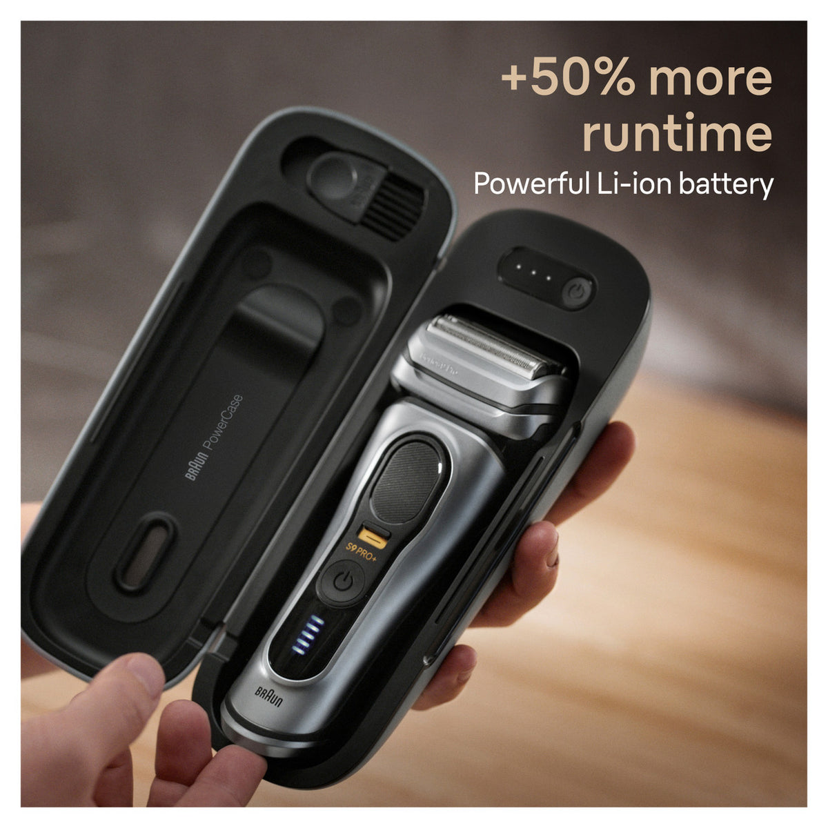 Travel PowerCase 9484pc Charging Case for Series 8 and 9 Shavers