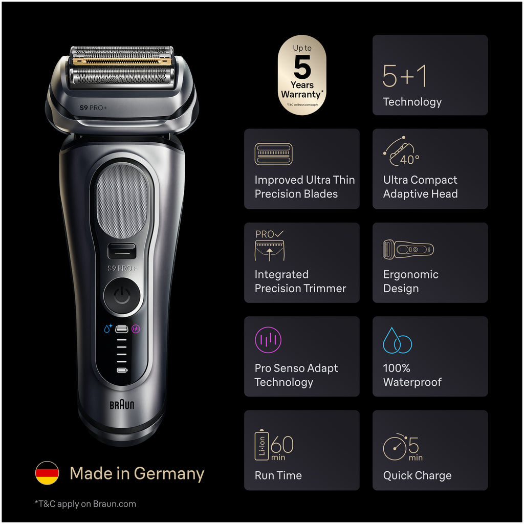 Series 9 Pro Plus 9677cc Shaver with PowerCase