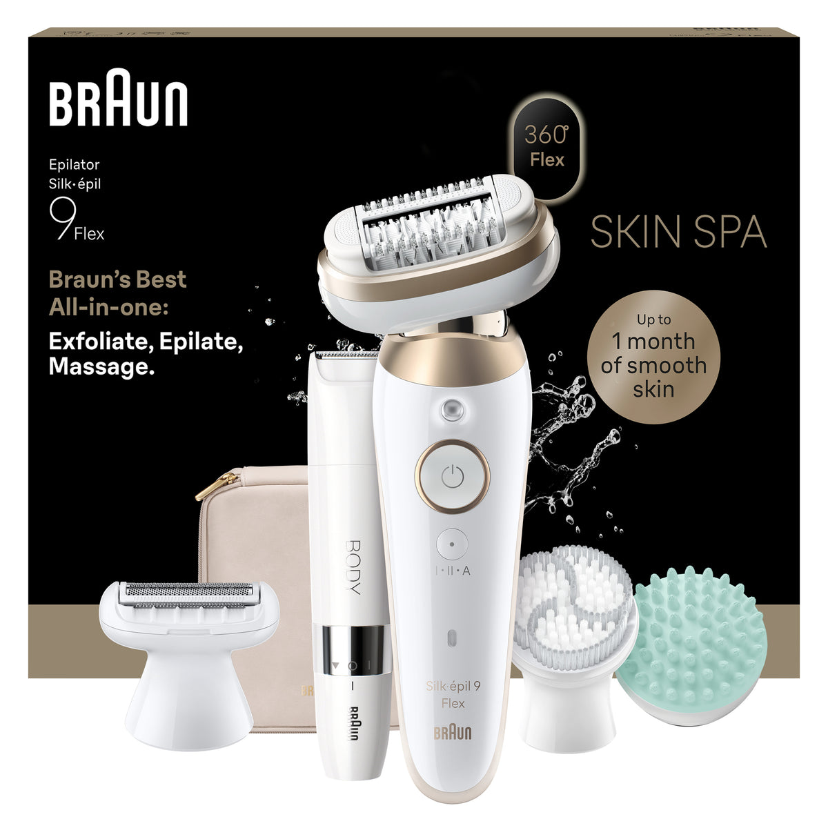 Silk-épil 9 Flex SkinSpa 9-481 3D Epilator Wet & Dry